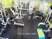 Man for money let stranger fuck his slutty girlfriend in gym