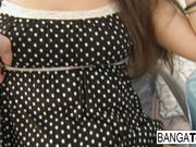 Teen brunette beauty treats her man to some pussy