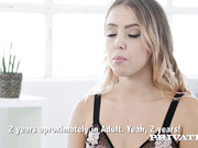 Zoe Doll screams in her first interracial with Joss Lescaf