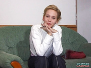 Melinda, Teen and Blonde's Couch