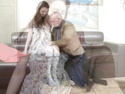 Alina has a great looking ass and this old goes young guy