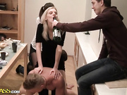 Insatiable college chicks go wild after exams