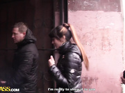 Exciting girl enjoys a hot threesome porn action