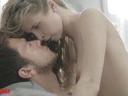 A guy fucks a cute babe in glamour sex video