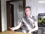 Skinny Boy Fucks A Sexy German Cougar Hard