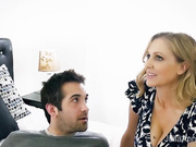 Stepmommy Julia Ann Sucks Her Stepson's Cock Until He Cums