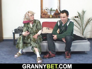 Granny games with lonely mature woman