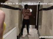 Granny Sprinkled at a Sex Club
