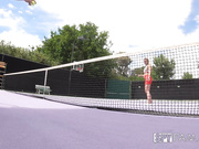 Stepbro Gives Tennis Lesson To Horny Stepsis