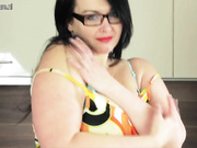 Hot curvy mature mom with big tits