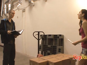 Brunette Seduces Her Stepdad