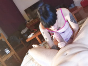 POV sloppy blowjob from my cute little stepdaughter pt1