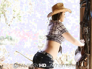 HD FantasyHD - Cowgirl Dani Daniels rides dick at the farm