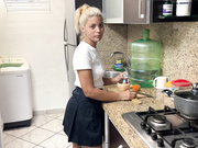 Girl Takes Old Pervert's Deal to Never Cook Again