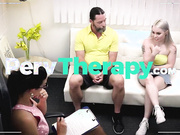 PervTherapy - Big Titted Milf Doctor Helps Naughty Slender