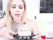 Birthday Cock Sucking From Cute Stepsister