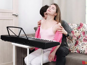 Music lesson anal with tutor