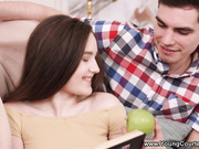 Teen giving her courtesan best