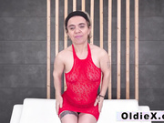 Dwarf Cougar GangBanged by Three Horny Guys for OldieX