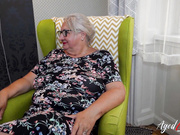 Grey haired grandma recreating porn scenes with lover