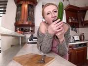 Kitchen Fun with a Cucumber