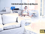 Beautitul teen college chick pays stepbrother for help with