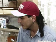 Horny Mature Brunette Gets Fucked In The Bathroom