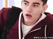 Emma Butt seduces her sweet stepson and fucks him hard