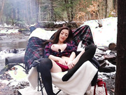 Abby Opel Nude Campfire Masturbation OnlyFans Video Leaked