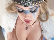 Darshelle Stevens Warrior Cosplay Sex OnlyFans Video Leaked