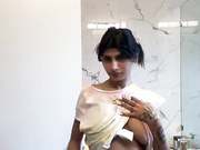 Mia Khalifa Nude Bathroom OnlyFans Livestream Leaked (1)