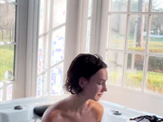 Rachel Cook Nude Indoor Pool Tease OnlyFans Video Leaked (1)