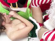 Bronwin Aurora Xmas Cosplay Threesome OnlyFans Video Leaked