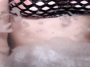 Christina Khalil Nude Fishnet Bath Masturbation Onlyfans