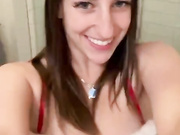 Megan McCarthy Nude Xmas Lingerie OnlyFans Video Leaked