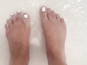 Mikaela Pascal Wet Feet Shower PPV Onlyfans Video Leaked
