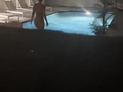 ScarlettKissesXO Outdoor Pool Blowjob OnlyFans Video Leaked