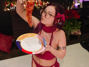 quick lunch break while taking pics! lol