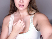 Kiss my soft body all over and lick my nipples until they