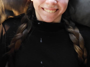 I asked enthusiastically for cum, and he was ready and