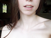 Even if you cover my face, I wanna swallow a little