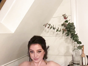 Love the sound of my tits hitting the water perfectly