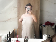 Please ignore my hair towel Ј Enjoy my wet body instead!