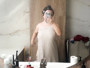 Please ignore my hair towel Ј Enjoy my wet body instead!