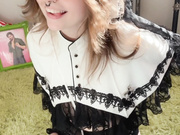 You can watch how tight my lips grip around the glass cock..