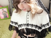 You can watch how tight my lips grip around the glass cock..