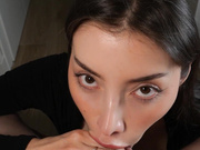 Hot cream after an intense blowjob