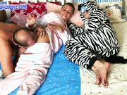 Stepfather secretly fucks his stepdaughter, then she squirts