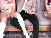 Cock craving stepsister fingers her teen stepdaughter