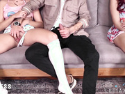 Cock craving stepsister fingers her teen stepdaughter